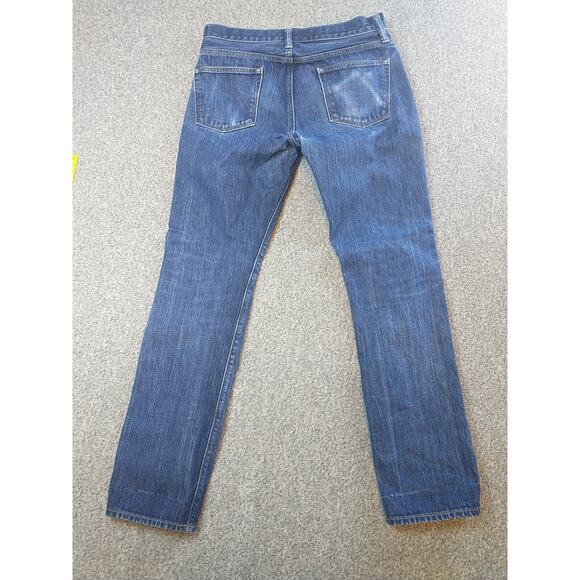 J. Crew Jeans Men's 30x32 Style 770 Straight Fit Denim Distressed Wallet Print - Picture 10 of 16